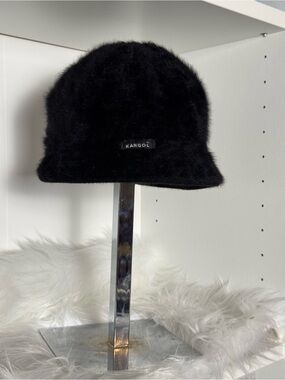Kangol Black Furgora-Style Bucket Hat